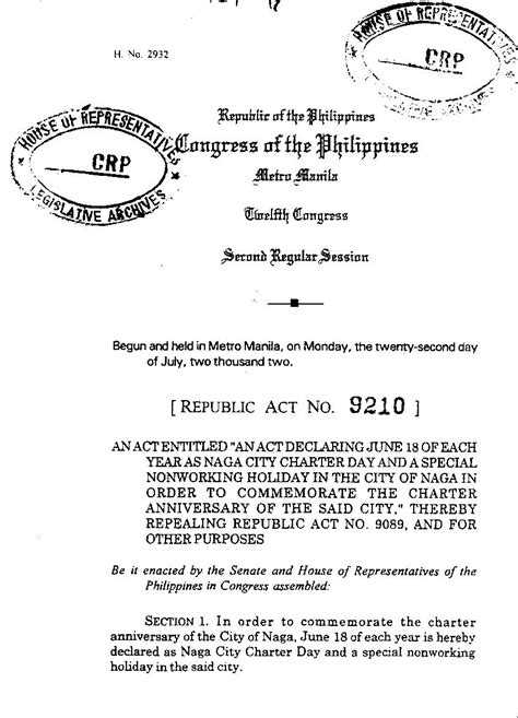 naga city charter anniversary|Philippine Holidays: Special Nonworking Holiday in .